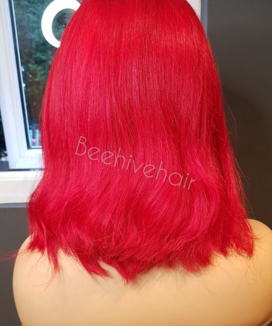 red bob lace front